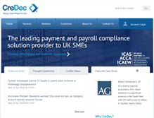 Tablet Screenshot of credec.com